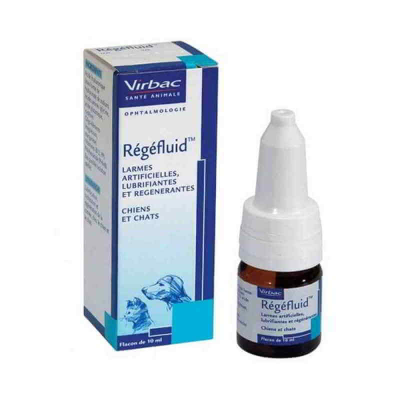 Regefluid larmes artificielles pour chien et chat en flacon de 10ml