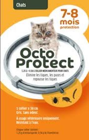 Collier antiparasitaire pour chat Octoprotect